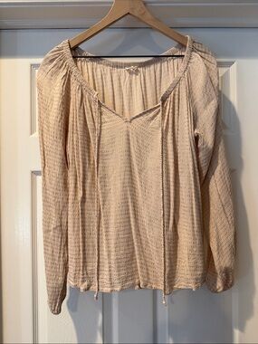 Lovestitch Flowy Peasant Blouse